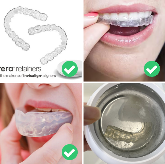 A grid of Vivera retainers