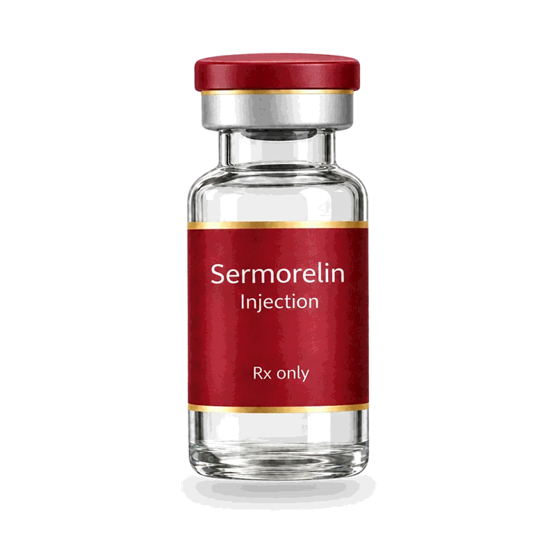 Sermorelin injection vial