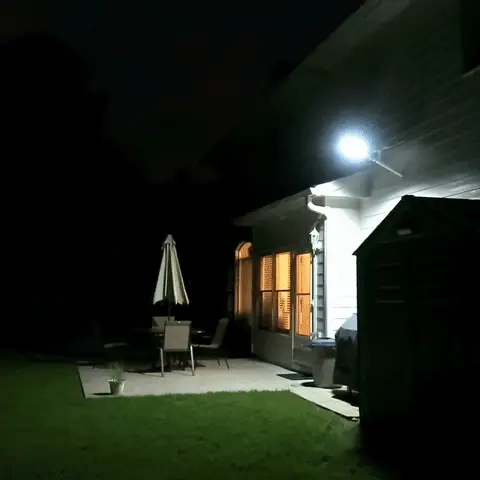 50W mounted on garden pole