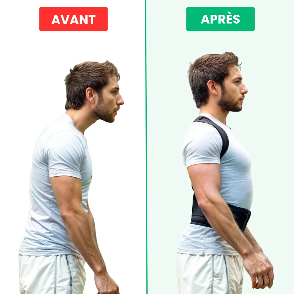 Ortopro™ — avant / après : la posture se redresse